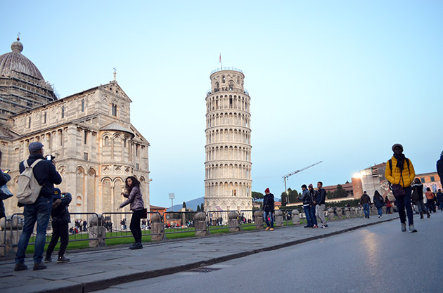Torre dritta. Pisa, 2015. Fuente: www.ritapouso.com