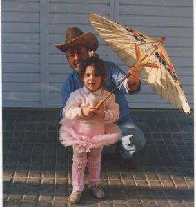 Mi abuelo y yo. Fuente: www.ritapouso.com